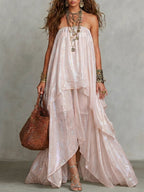 Women's Elegant Strapless Loose-fit Dress