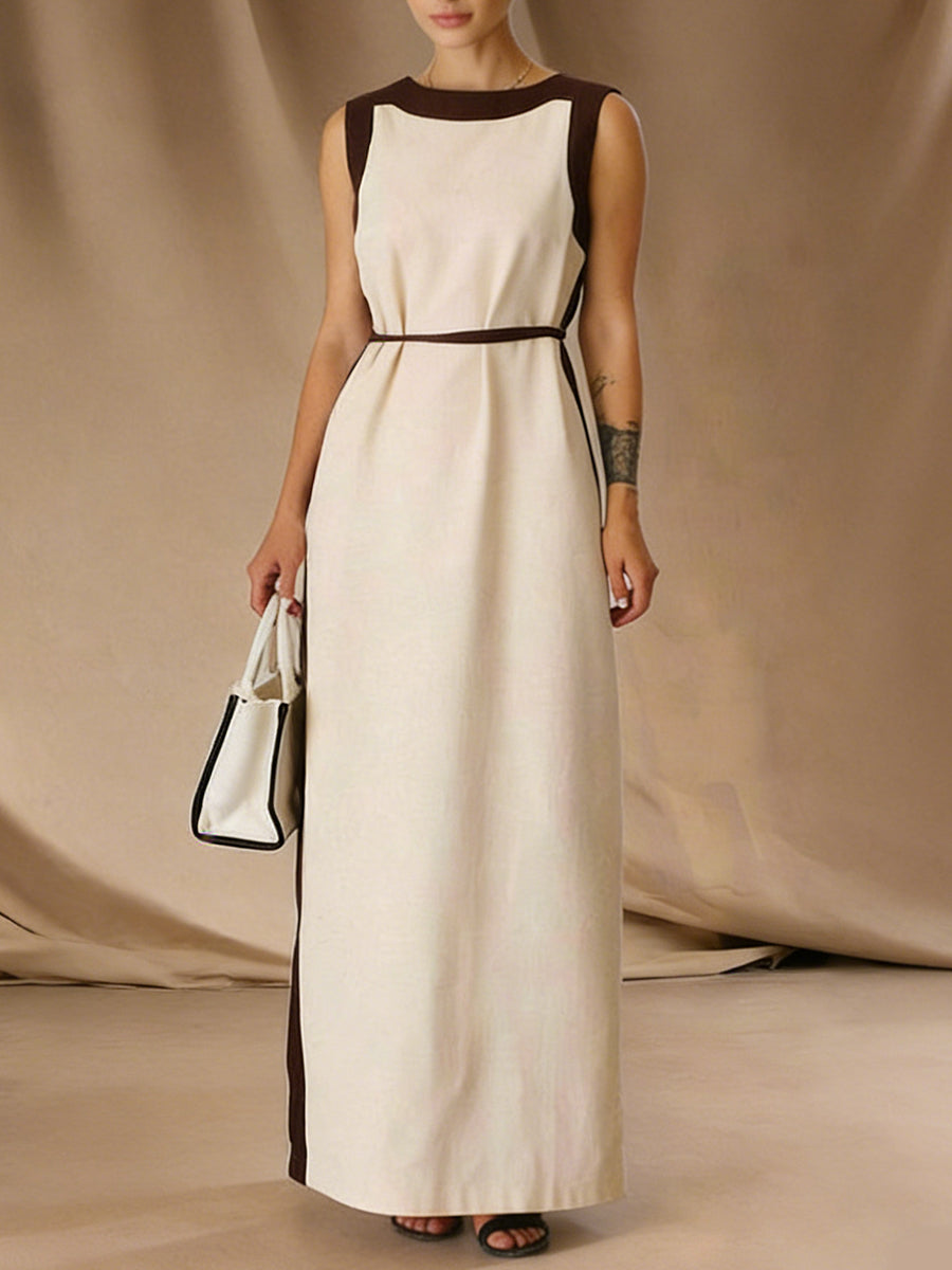 Women's High-waisted Slim-fit Dress