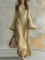 Women's Bell-sleeve Dress