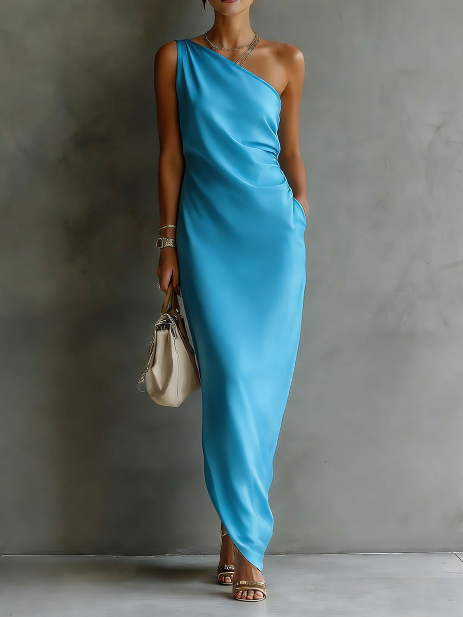 Women's Casual Off-the-shoulder Dress