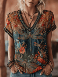 🔥Buy 3 Get 10% OFF🔥Women's Casual Spring/Summer Floral Print Top