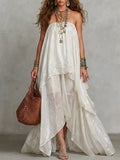 Women's Elegant Strapless Loose-fit Dress