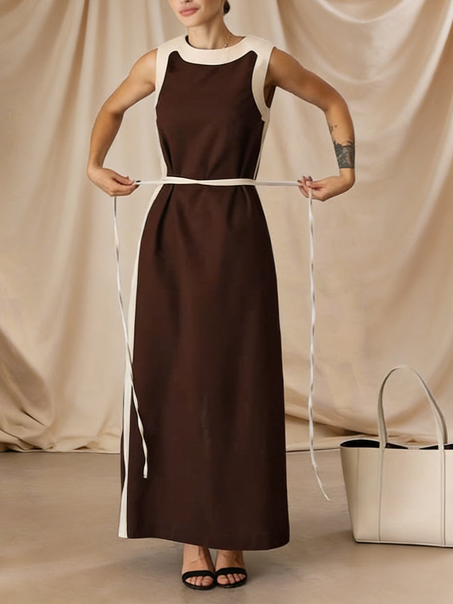 Women's High-waisted Slim-fit Dress